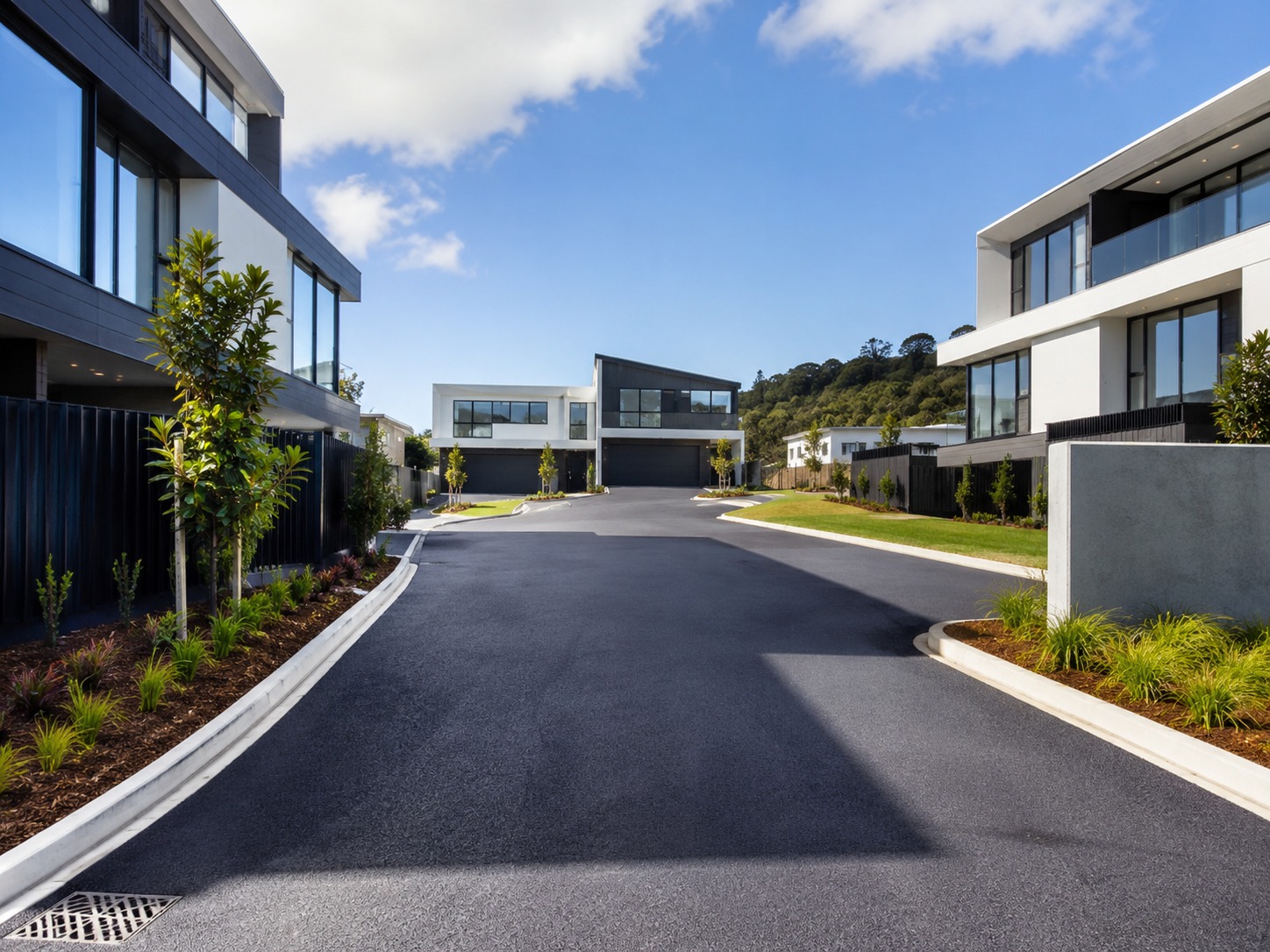 commercial driveway project in Tauranga