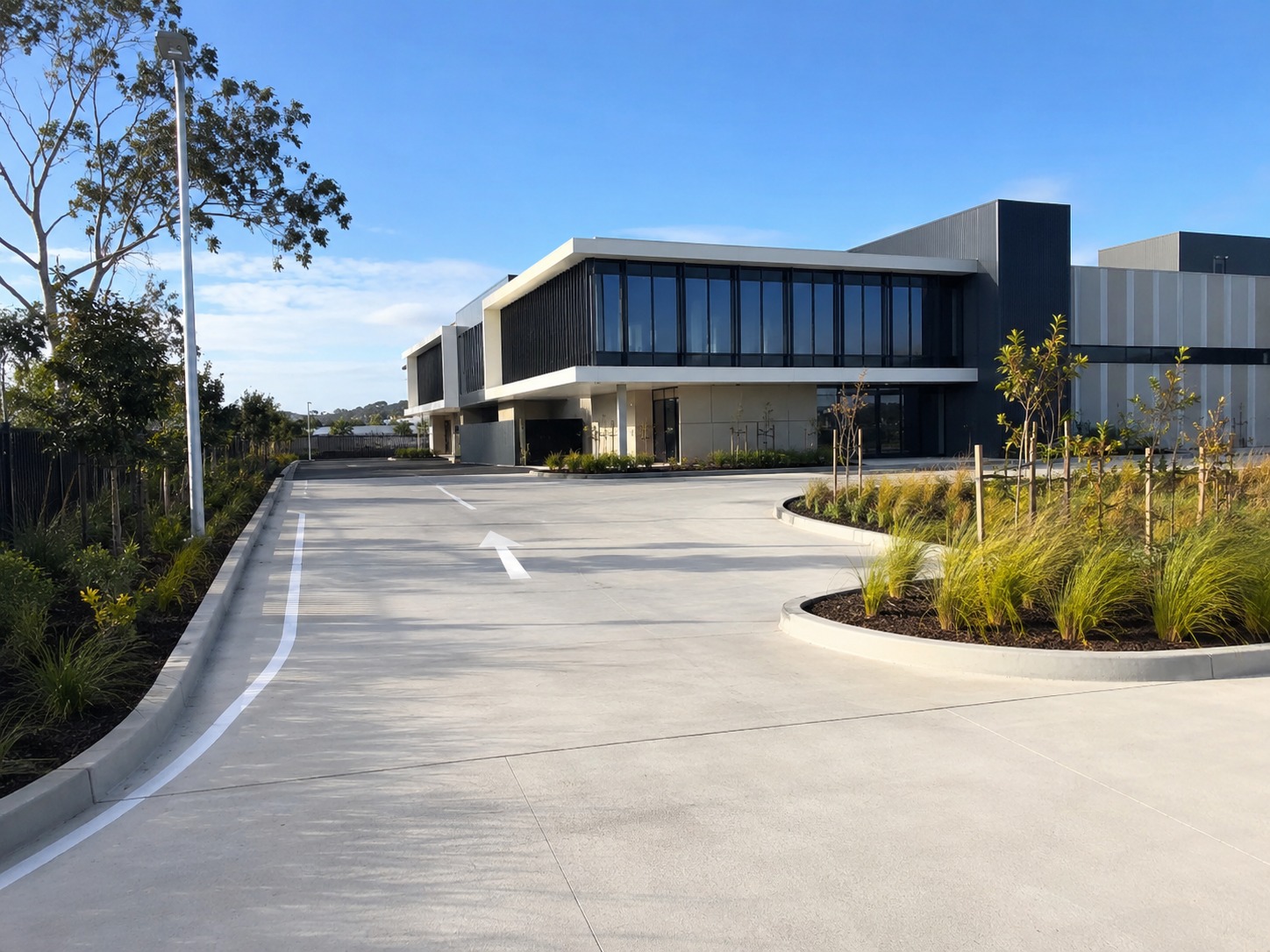 Concrete pumping materials and site access in Tauranga