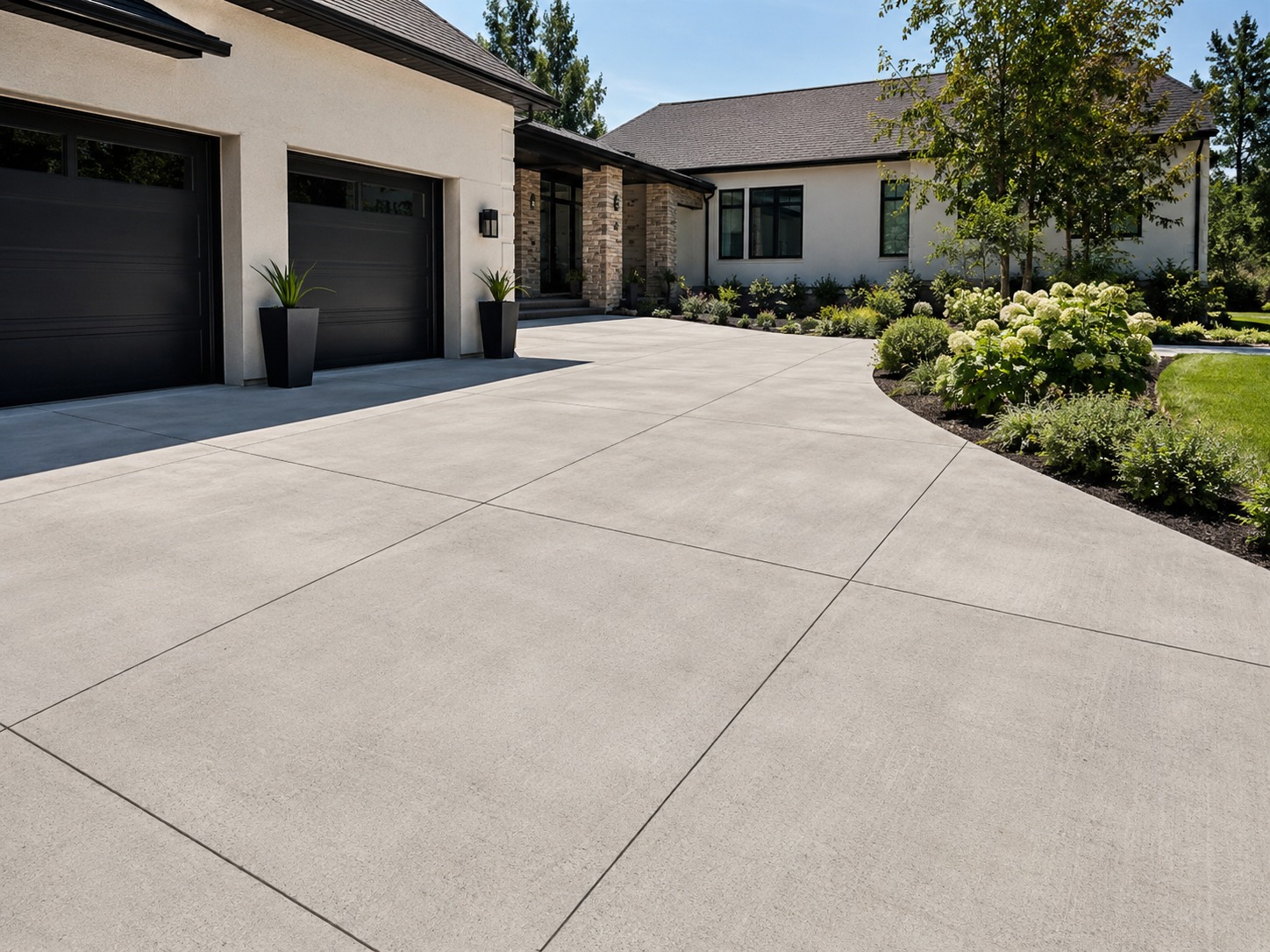 concrete driveway project detail in Tauranga