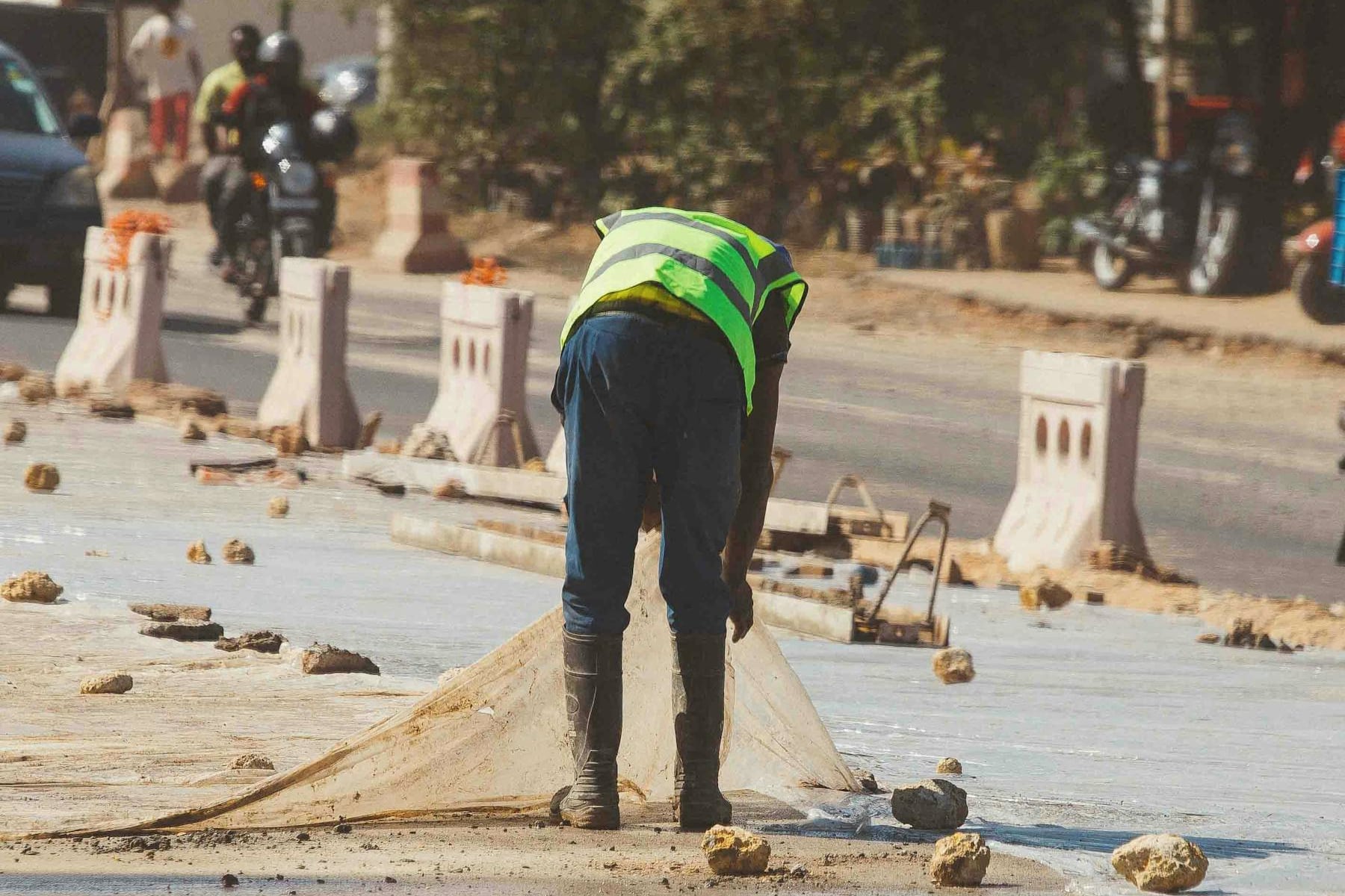 Old concrete slab removal in Tauranga